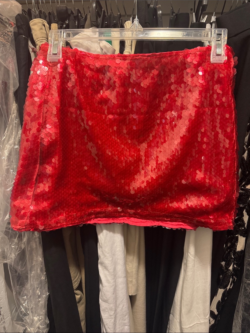 Misguided Pink sequins miniskirt